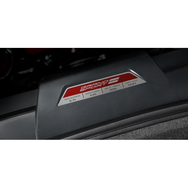 Engine Specification Plaque for Grand Sport